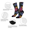 Christmas Snowflakes Women Printed Crew Socks Funny Funky Socks Soft Polyester Novelty Gifts for Artists Men - 4 of 4