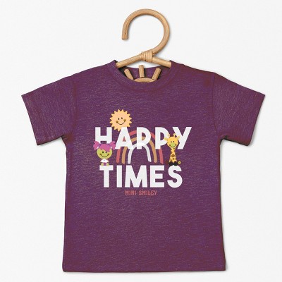 The Juniper Shop Mini Smiley Happy Times Toddler Short Sleeve Tee