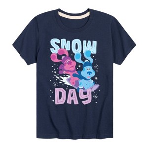 Boys' - Blue's Clues & You! - Snow Day Short Sleeve Graphic T-Shirt - 1 of 4