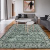 Runner Washable Vintage Floral Entryway Rug Soft Low Pile Non-Slip Non-Shedding Oriental Distressed Rug Hallway Laundry - 2 of 4