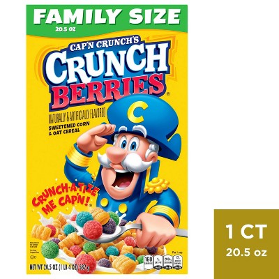 Cap'n Crunch Berries Family Size Cereal - 20.5oz : Target