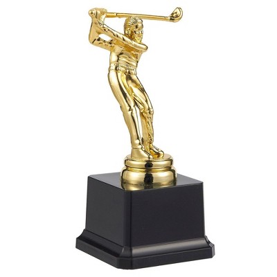  Juvale Gold Golf Trophy Award for Golf Tournaments, Competitions, Party Favor, 3 x 7 x 3 in 