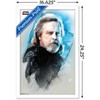 Trends International Star Wars: The Last Jedi - Luke Framed Wall Poster Prints - 3 of 4