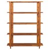 Christopher Knight Home Yuumi Farmhouse 4-Tier Acacia Wood Open Bookshelf - 4 of 4