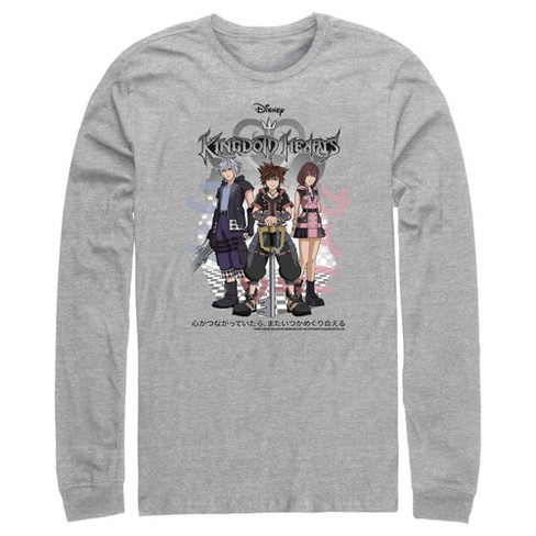 Men's Kingdom Hearts 1 Heartless Riku Long Sleeve Shirt Black Large 