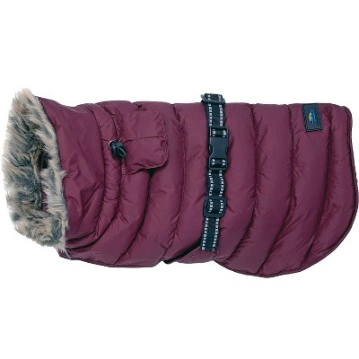 Alpine Extreme Weather Cold Puffer Coat - Burgundy