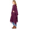 Woman Within Plus Size Fringed Cape - 4 of 4