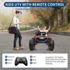 24V 2-Seater Kids Ride On UTV, 4WD Electric Vehicle with 10Ah Battery, 17" EVA Wheels, Wide 20.5" Seat, Metal Suspension - 3 of 4