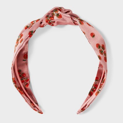 Top Knot Tomato Headband - A New Day™ Pink/Red