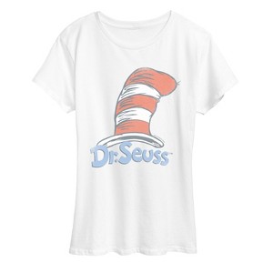 Women's - Dr. Seuss - The Cat in the Hat Logo Short Sleeve Graphic T-Shirt - 1 of 4
