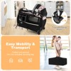 Infans 4 in 1 Portable Pack & Play Foldable Baby Bassinet w/Mattress Carrying Bag Black - 3 of 4