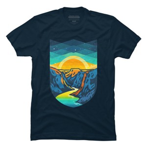 Men's Design By Humans Vintage Grand Canyon Summer Sunrise By Glennjonez T-Shirt - 1 of 4