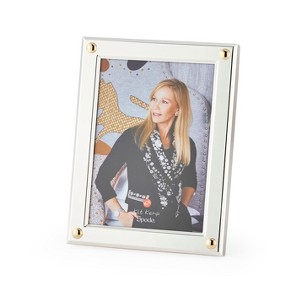 Kit Kemp by Spode Photo Frame, Cabochon Design, Silverplate with Velvet Backing, Elegant Tabletop Decor, Perfect for Showcasing Cherished Memories - 1 of 4