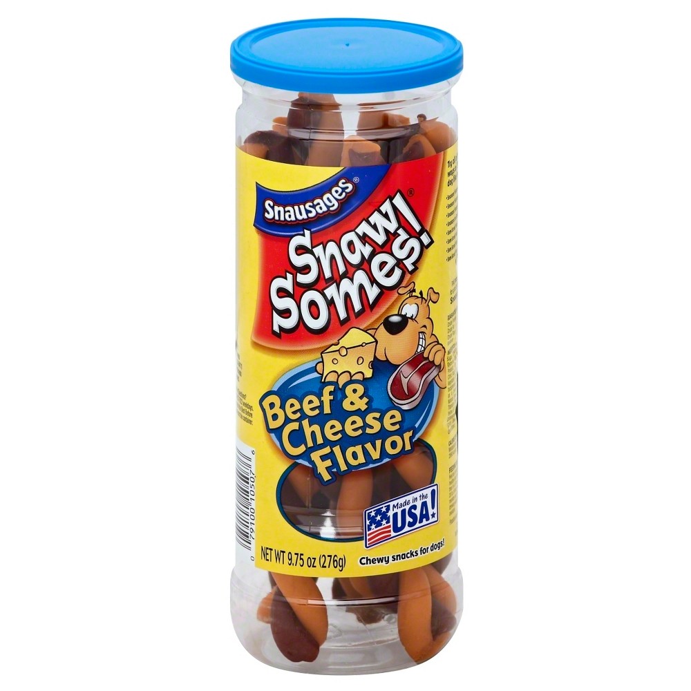 GTIN 079100105076 product image for Snausages Beef & Cheese Flavor Snaw Somes Dry Dog Treats - 9.7oz | upcitemdb.com