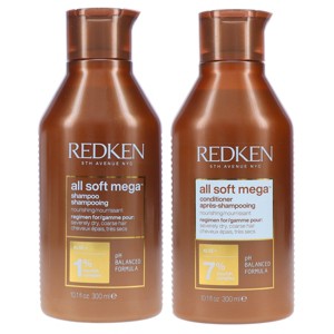 Redken All Soft Mega Shampoo and Conditioner - 10.1 oz each - 1 of 1