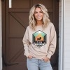 Simply Sage Market Women's Graphic Sweatshirt Zion National Park Badge - 2 of 3