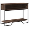 Clihome Modern Warm Spacious Sonoma  Console Table for Entryway, Sturdy Capacity Hallway Table - 3 of 4