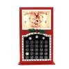 Stony Creek 16.0 Inch Jolly Holiday Pre-Lit Wood Countdown Calendar Accent Santa Snowflake Reindeer Novelty Sculpture Lights - 4 of 4