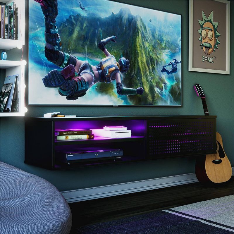 Glitch Floating TV Stand for TVs up to 60" - NTENSE, 2 of 10