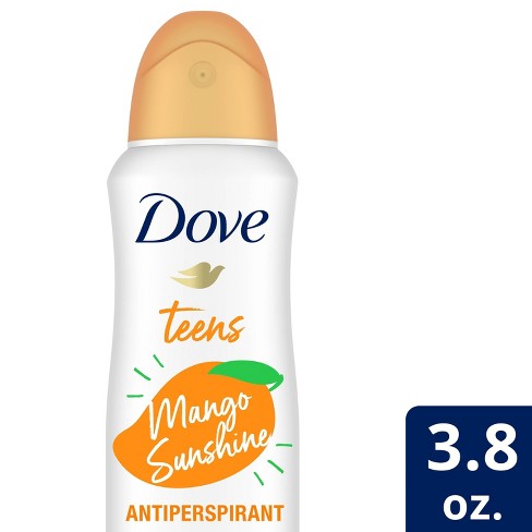 Stræde Utænkelig Arv Dove Beauty Teens Mango Sunshine 48 Hour Antiperspirant & Deodorant Spray -  3.8oz : Target