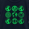 Girl's Marvel Earth Day Heroes Icons T-Shirt - 2 of 4