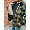 Men's faux-shearling Lined Shacket - BURLEBO - 3 of 4