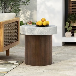 NicBex Side Table Simple Coffee Table with Hollow Design Modern End Table for Bederoom and Living Room - 1 of 4