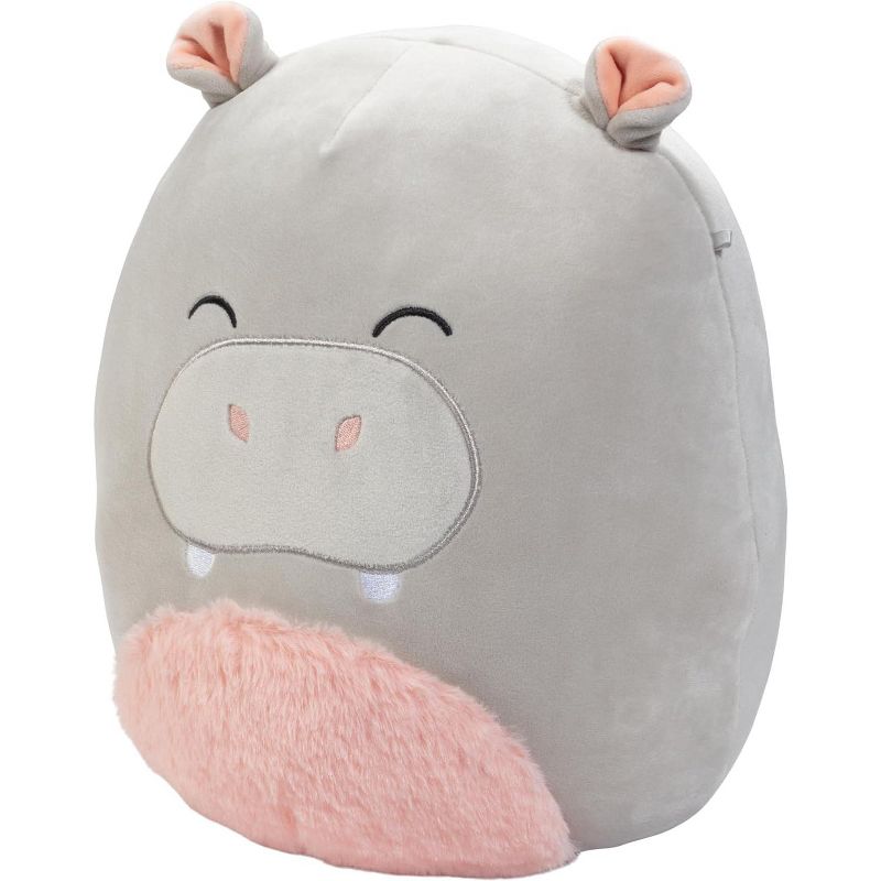 Squishmallows 10" Harrison The Grey Hippo - Officially Licensed Kellytoy Plush - Collectible Soft Stuffed Animal Toy, 3 of 4
