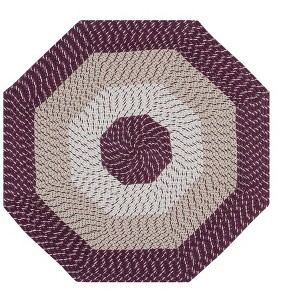 Country Stripe Collection 100% Polypropylene Reversible Indoor Area Utility Rug - Better Trends - 1 of 4