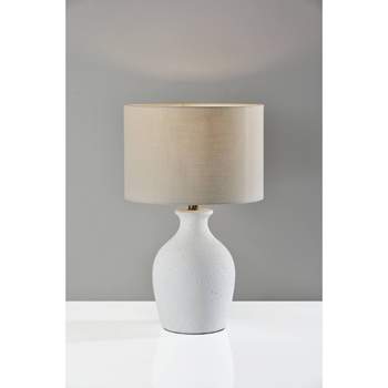 Margot Table Lamp Textured Ceramic White - Adesso