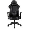 Emma and Oliver Racing Gaming Ergonomic Chair with Fully Reclining Back in Red LeatherSoft - 3 of 4