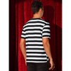 INSPIRE CHIC Men's Regular Fit Short Sleeve Crew Neck Casual Striped T-Shirt - 3 of 4