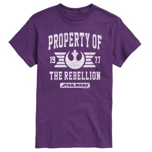 Men's - Star Wars - Property Of Rebellion Short Sleeve Graphic T-Shirt - 1 of 4