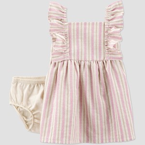Carter's Just One You® Baby Girls' Striped Dress - 1 of 4