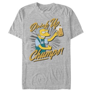 Men's The Simpsons Moe Drink Up Chumps T-Shirt - 1 of 4