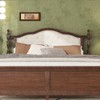 Queen Size Wooden Platform Bed with Upholstered Headboard and Panel Footboard - 4 of 4