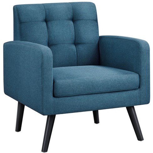 Navy blue pattern online accent chair