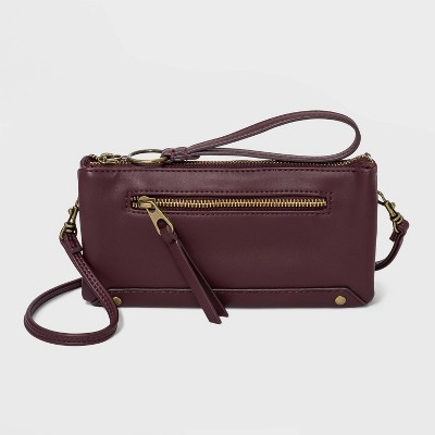 Wristlet Crossbody Bag - Universal Thread™ Dark Red