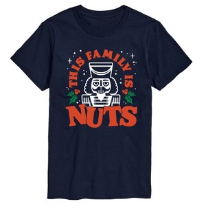 Men's - Instant Message - This Family Is Nuts Short Sleeve Graphic T-Shirt - 1 of 4