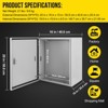 COZONY NEMA 4X Waterproof Steel Electrical Box, IP66 Dustproof, Outdoor/Indoor Electrical Junction Box, Lockable Junction Box - 3 of 4