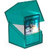 Ultimate Guard Boulder 100+ Clear, Deck Case for 100 Double-Sleeved TCG Cards, Malachite, Secure & Durable Storage for Trading Card Games, Transparent - 2 of 4