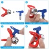 Unique Bargains 304 Stainless Steel Reversible Airless Sprayer Paint Nozzles 2 Pcs - 4 of 4