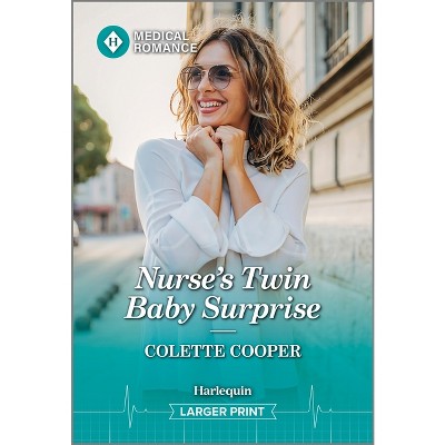 Nurse's Twin Baby Surprise - Large Print by  Colette Cooper (Paperback)