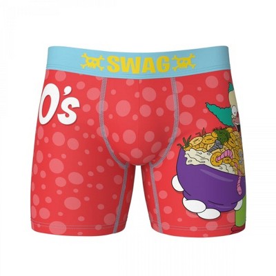 Mens The Simpsons Krusty-O's Cereal Swag Boxer Briefs