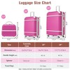 Lyngins 3-Piece Hardside Luggage Set – 20" Carry on Luggage, 24" Expandable Spinner Suitcase with TSA Lock, Cosmetic Case, Travel-Ready Away Luggage - 2 of 4
