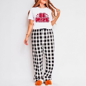 Simply Sage Market Women's Be Mine Bubble Pajama Set - 1 of 4
