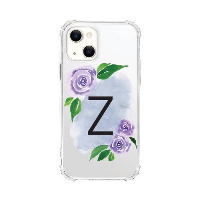 OTM Essentials Apple iPhone 15 Plus/iPhone 14 Plus Monogram Clear Tough Edge Floral Case - Z