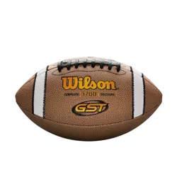 Wilson GST Competition Official Size Football - Brown