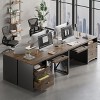 Bestier 55 Inch Industrial Office Computer Desk with Storage - 3 of 4