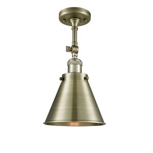 Appalachian - 1 Light Semi-Flush Mount In Traditional Style-16 Inches Tall and 8 Inches Wide - 1 of 2